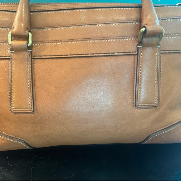 Coach Hampton Brown Leather Satchel, Very VTG - Picture 6 of 13